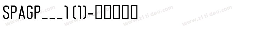 SPAGP___1 (1)字体转换